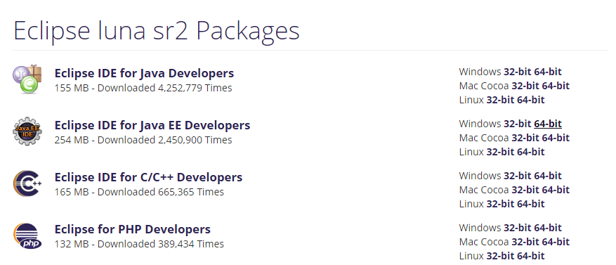 download eclipse ide for windows 64 bit download eclipse ide for windows 64 bit