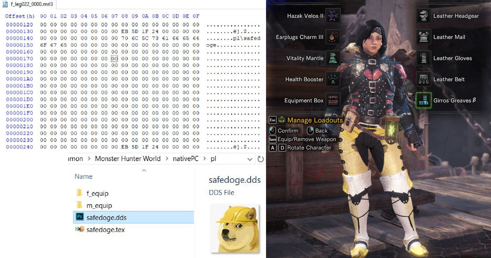 Monster Hunter World Tentative Texture Editing By Bagoum Medium