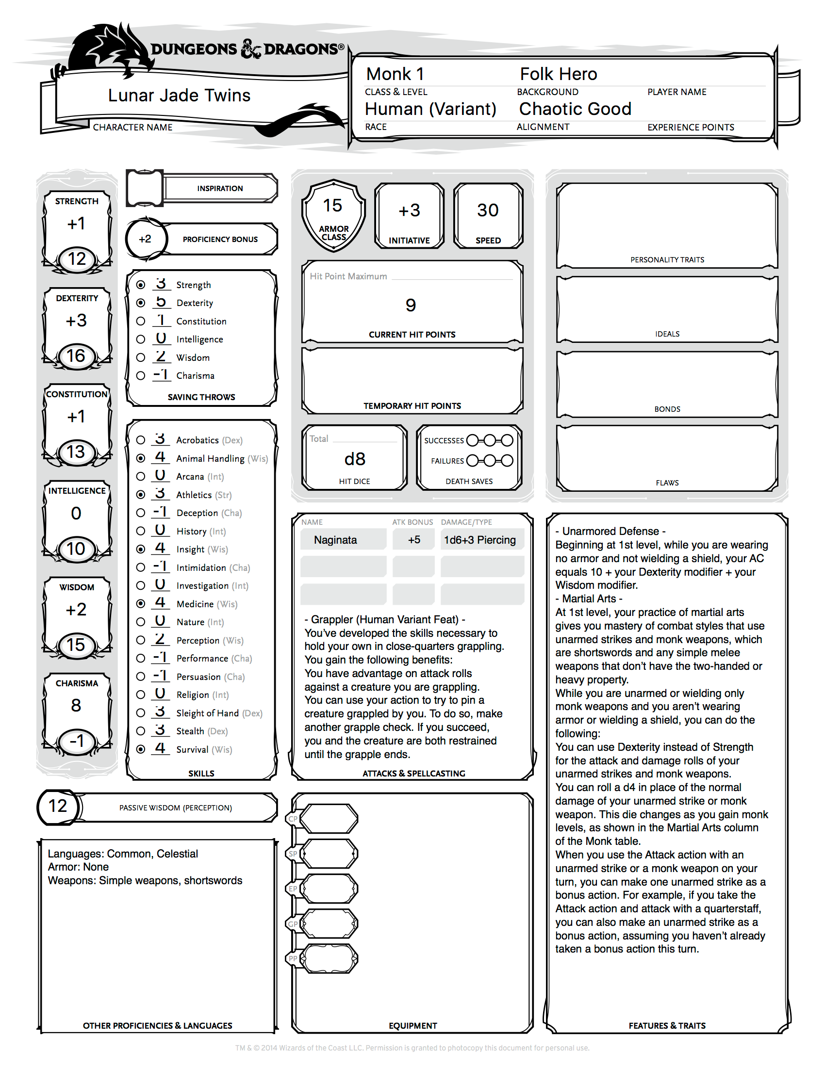 Hound Fortune” Character Sheets for Dungeons & Dragons | by The N3TWORK | Medium