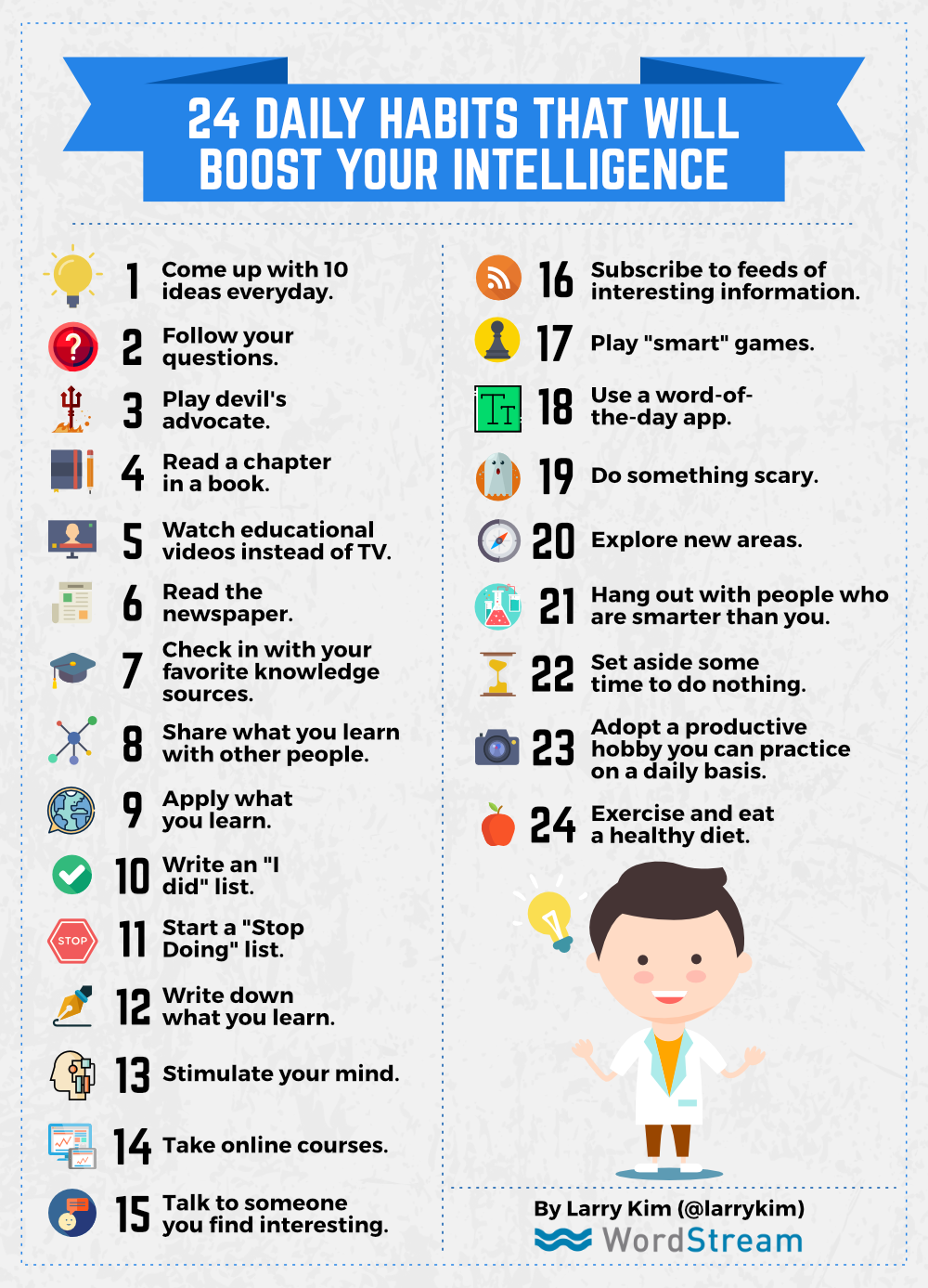 24 Habits That Will Make You Smarter Every Day By Larry Kim Marketing And Entrepreneurship Medium