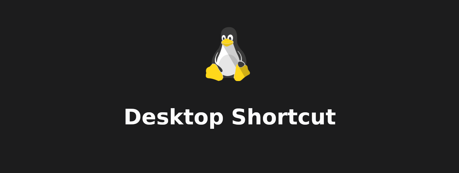 linux how to create a shortcut on desktop