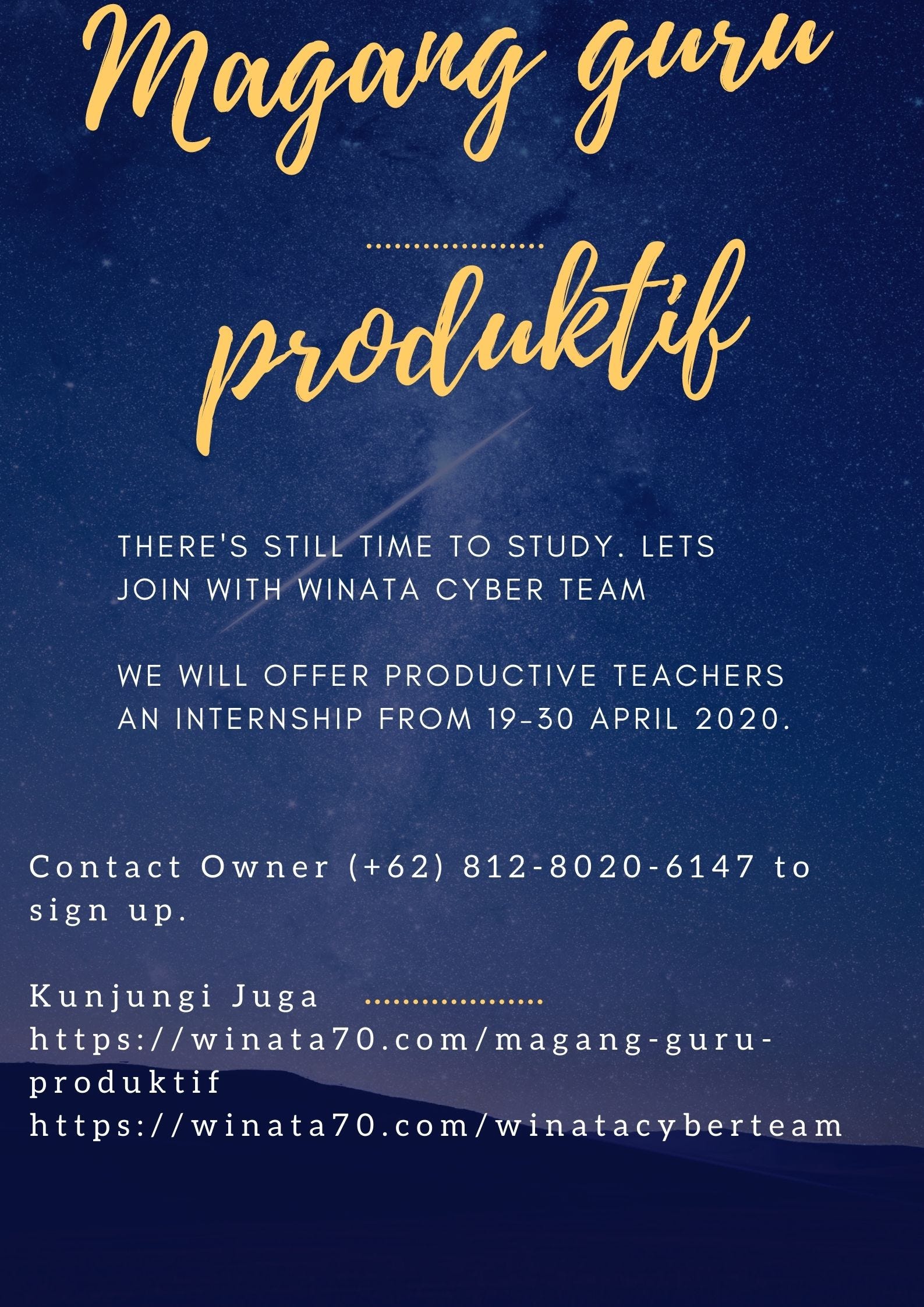 Magang Guru Produktif Medium
