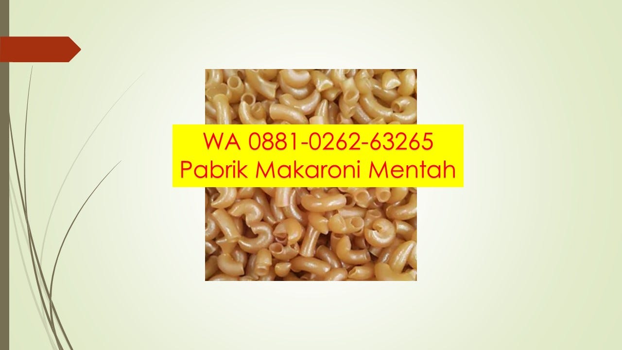 Harga Makaroni Mentah Di Alfamart Bobotie