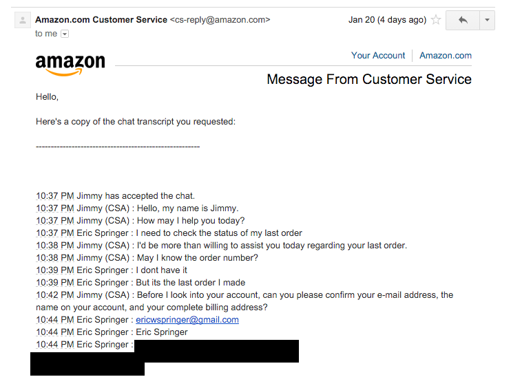 Amazon S Customer Service Backdoor By Eric Medium