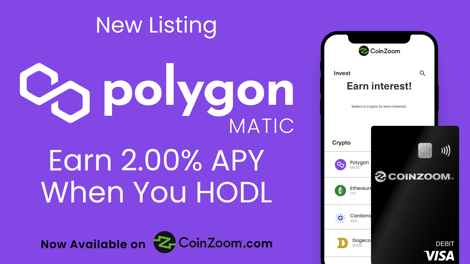 New Earn Rates On Doge Tether And Polkadot Coinzoom Medium