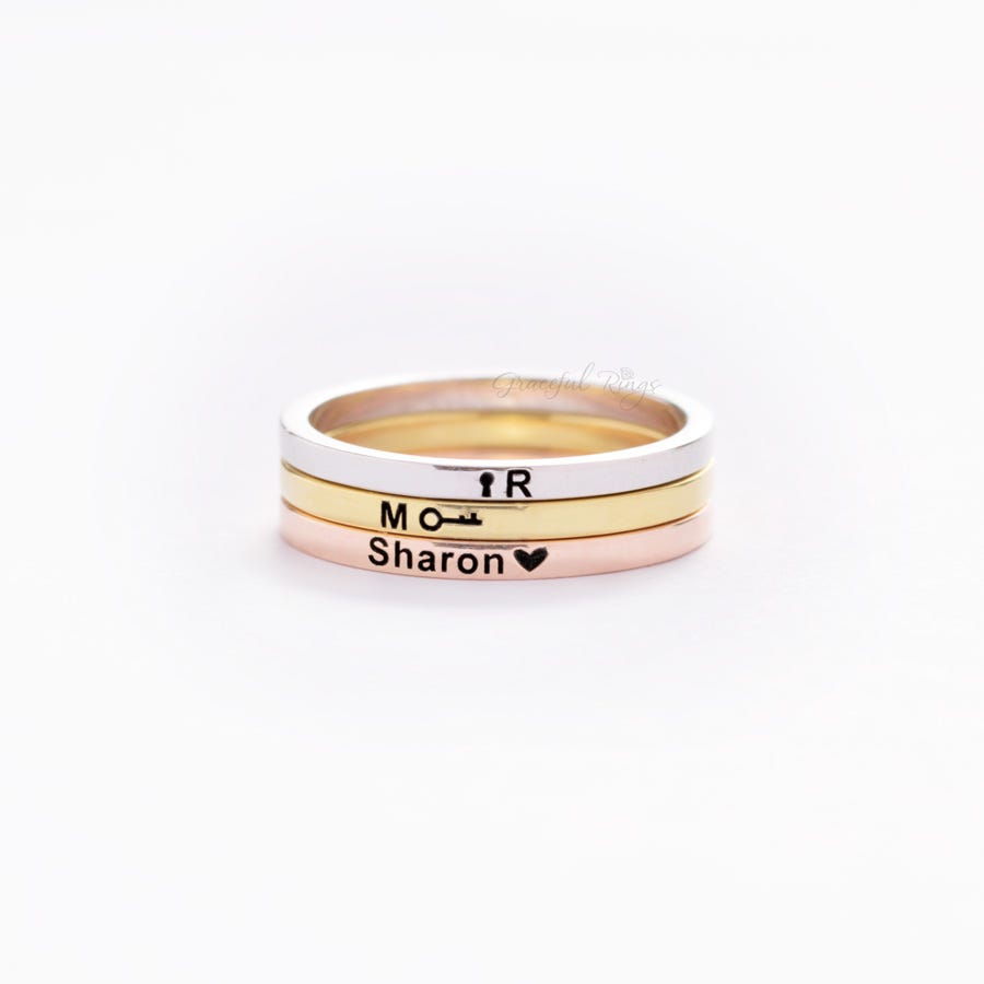 cute matching rings