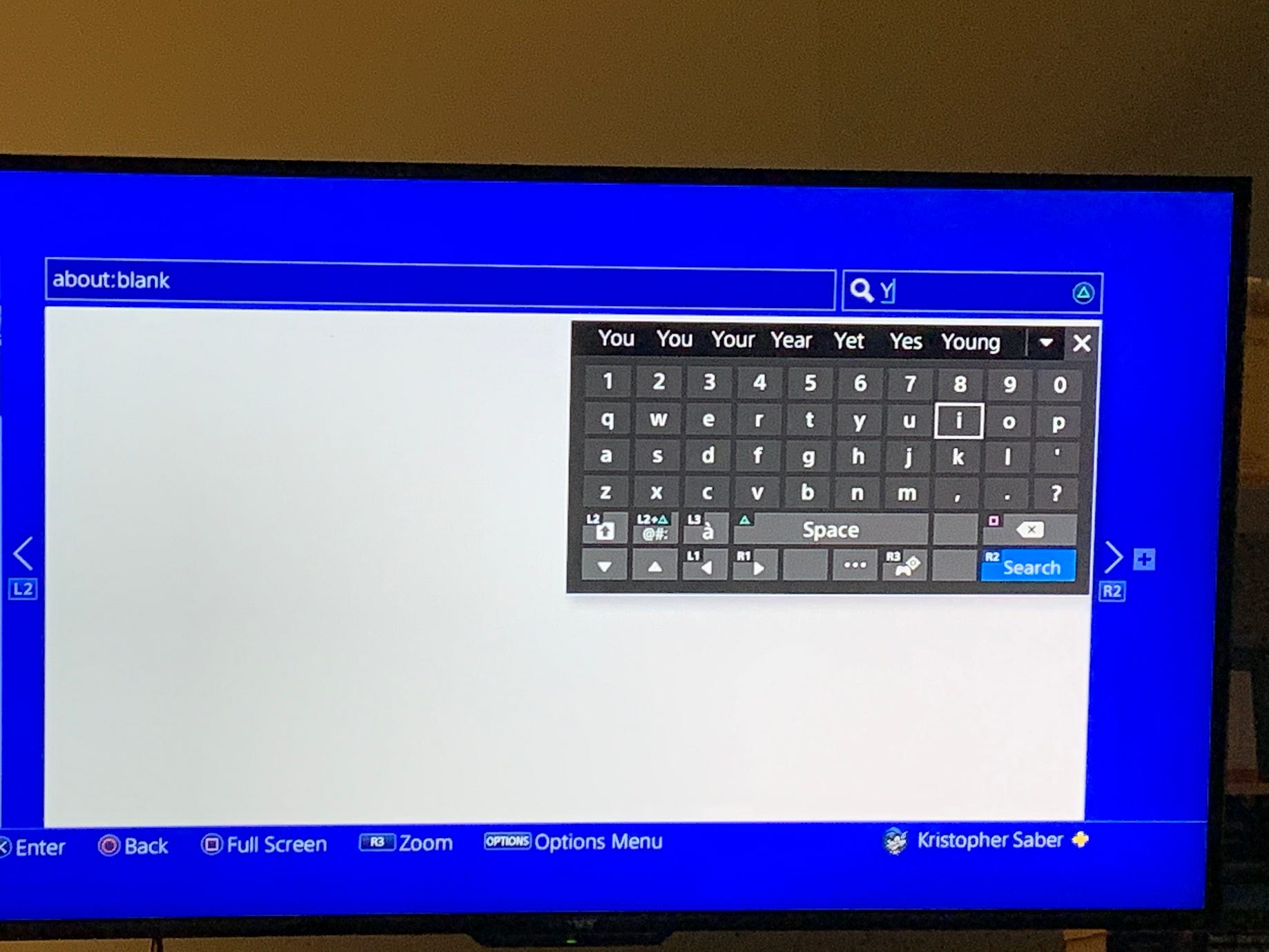 The Sony Playstation 4 Has An Intuitive Web Browser By Kristopher Saber Ux Collective
