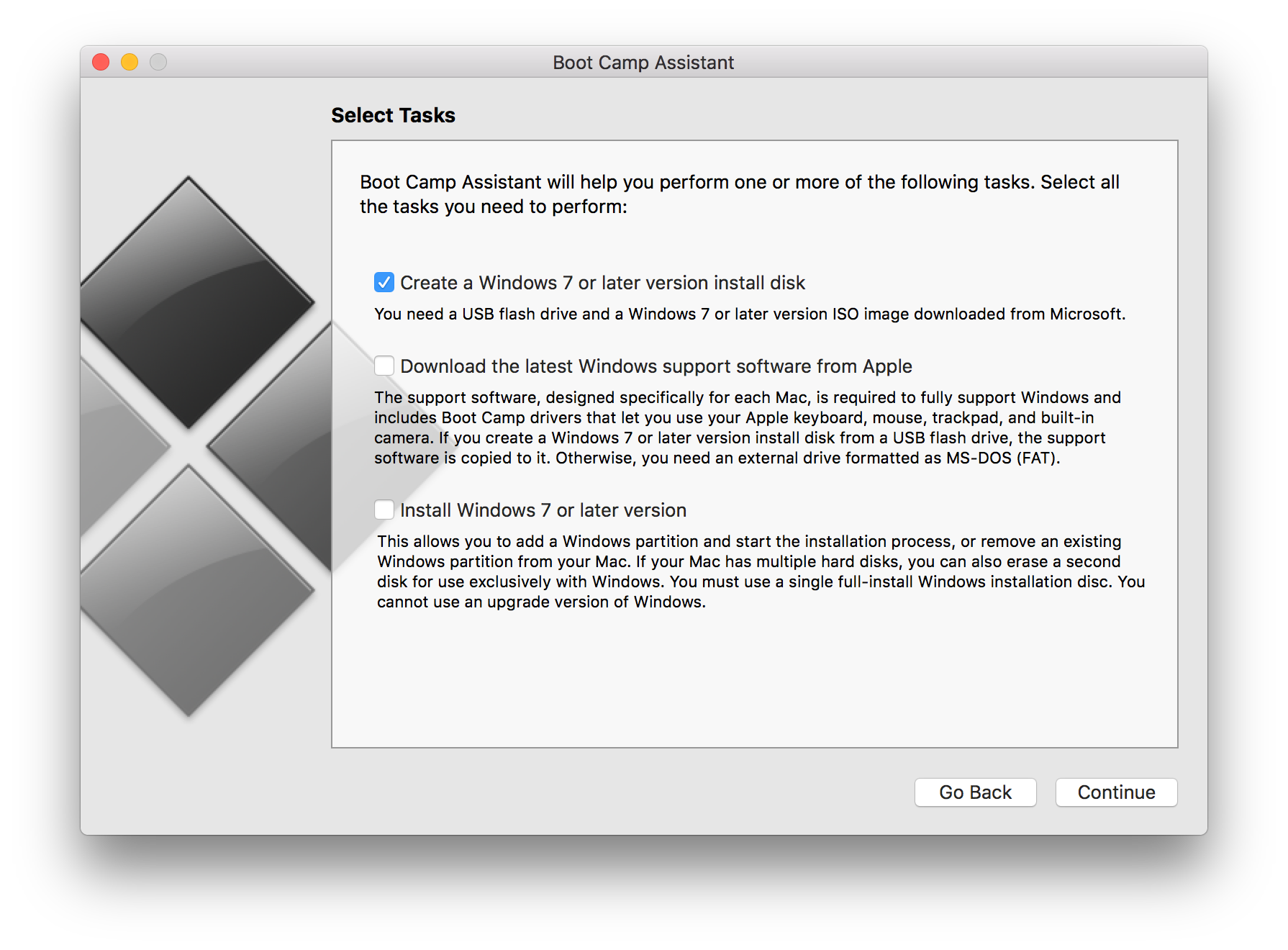 create an install usb for windows 10 on mac