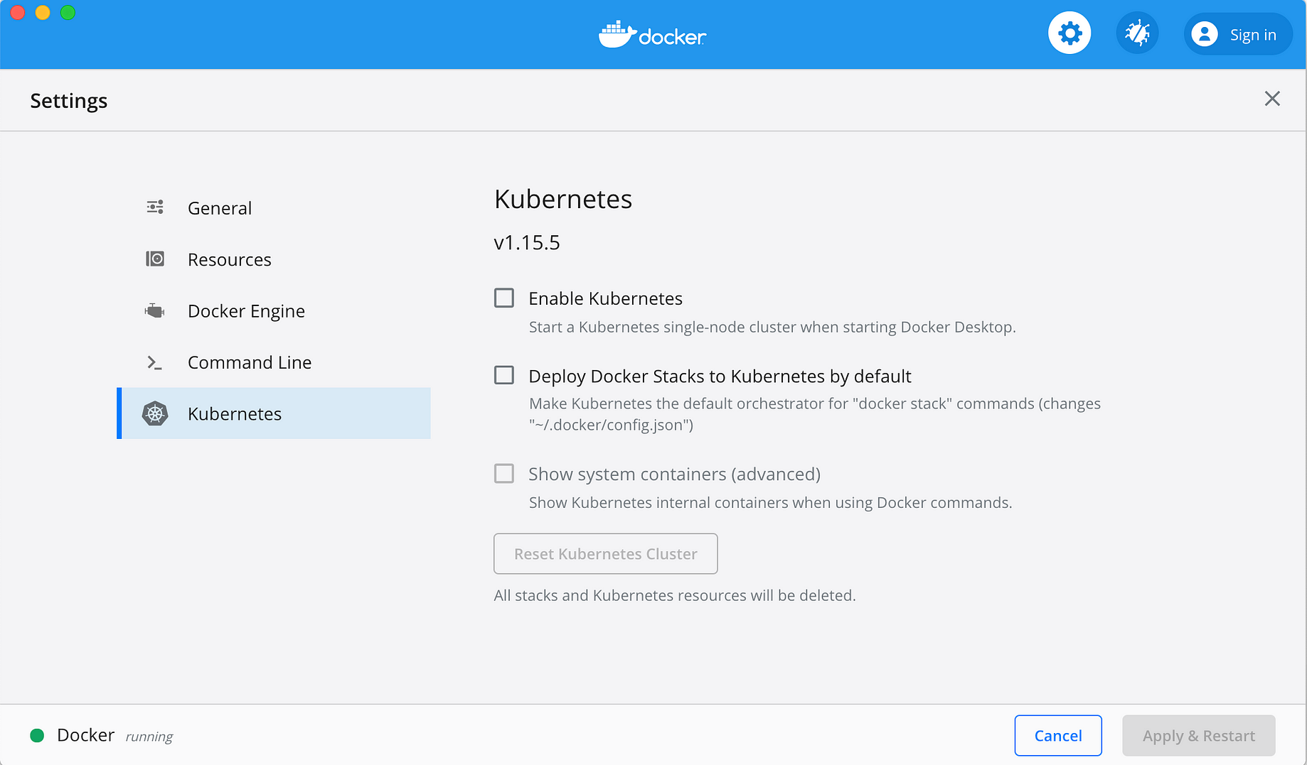 kubernetes with docker for mac kubernetes with docker for mac