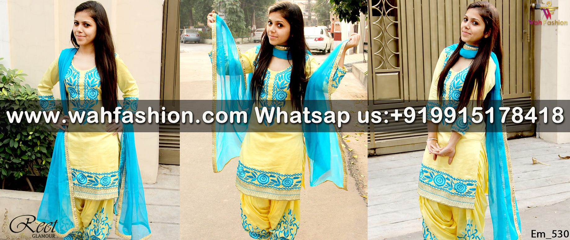 lemon colour punjabi suit