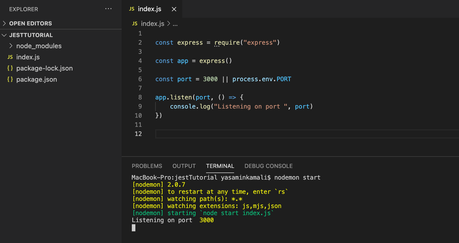 Unit Testing Node.js + Mongoose Using Jest  by Yasaminkamali