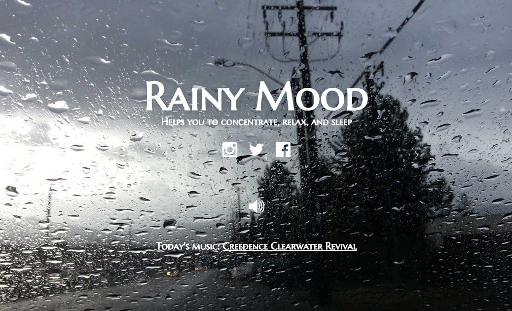 Rain website Clearance