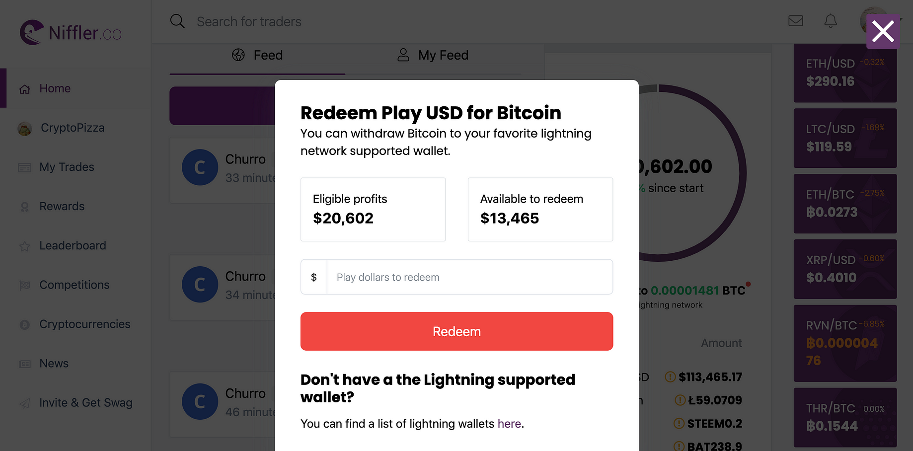 Free Bitcoin For Play Dollar Profits Over The Lightning Network - 
