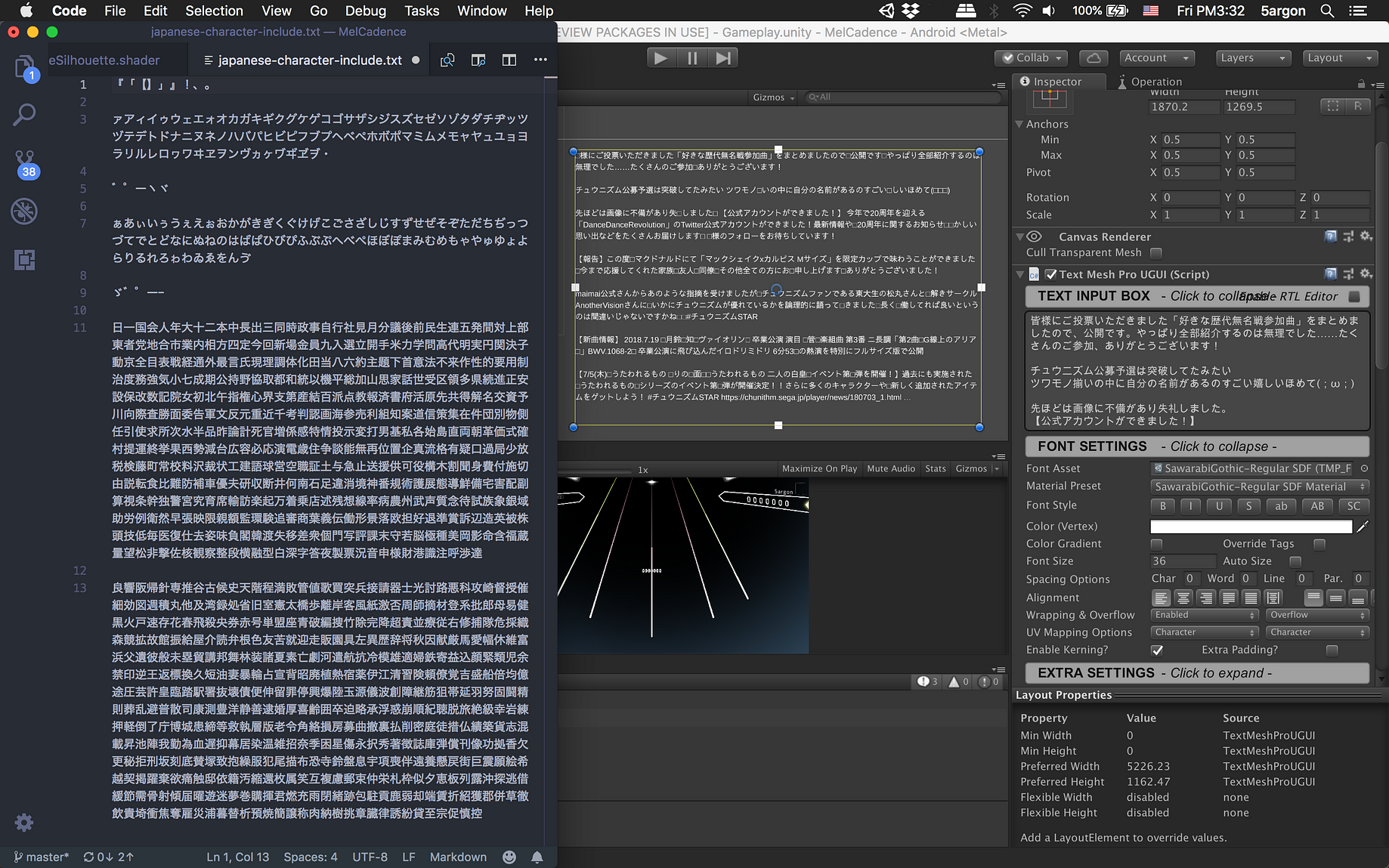 Using Most Japanese Characters In A Game Is Possible With 1024x1024 Texture By 5argon Medium