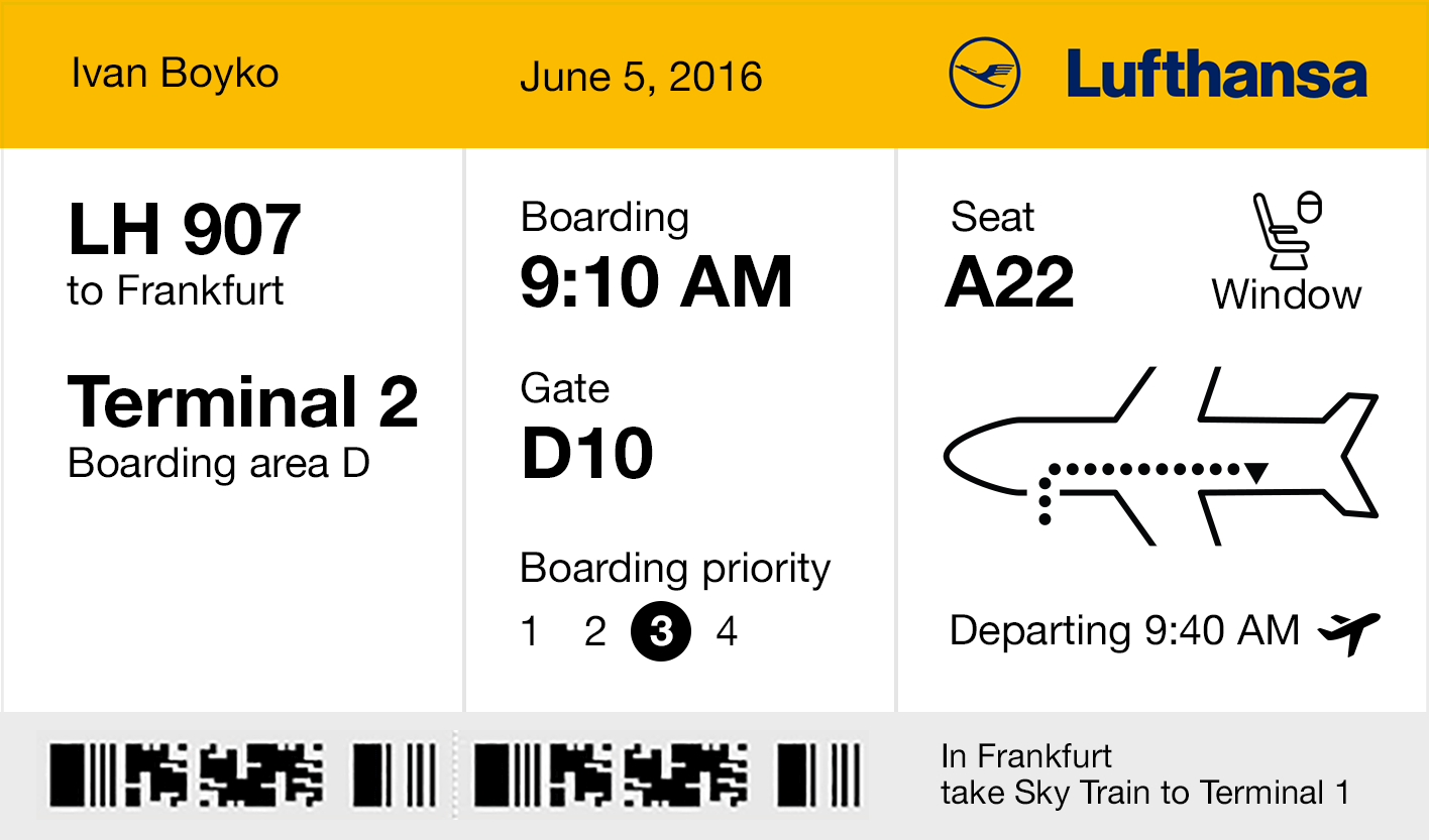 While I Was Redesigning A Boarding Pass Paper Got Old By Icons8 Ux Planet