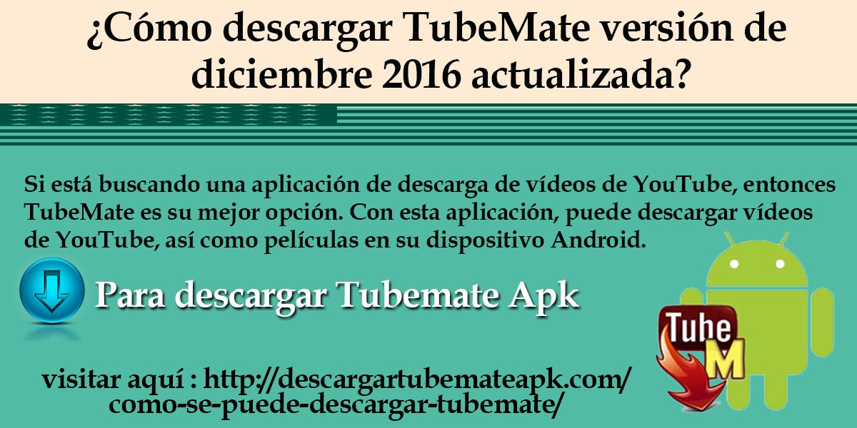 descargar tubemate gratis para celular