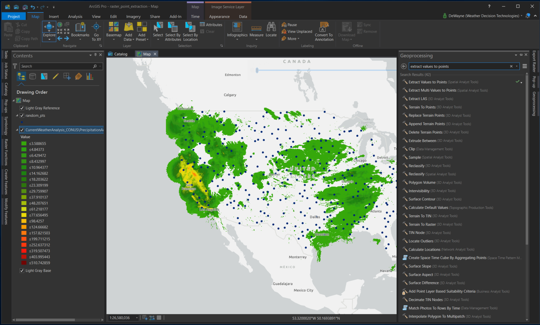 Extracting Point Data From Image Services In Arcgis Pro By Matt Gaffner Medium Extracting Point Data From Image Services In Arcgis Pro By Matt Gaffner Medium