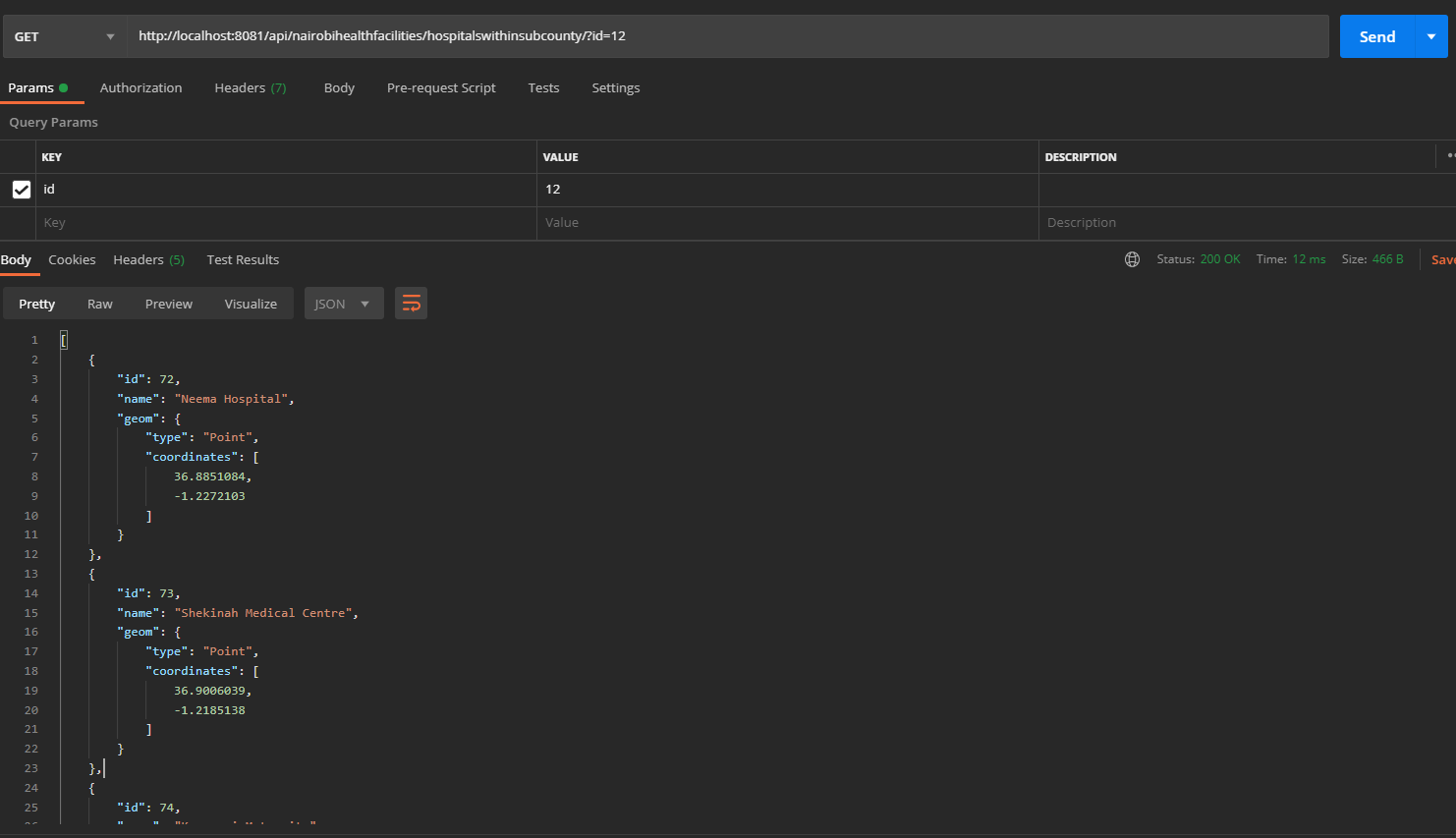 postgis spring boot