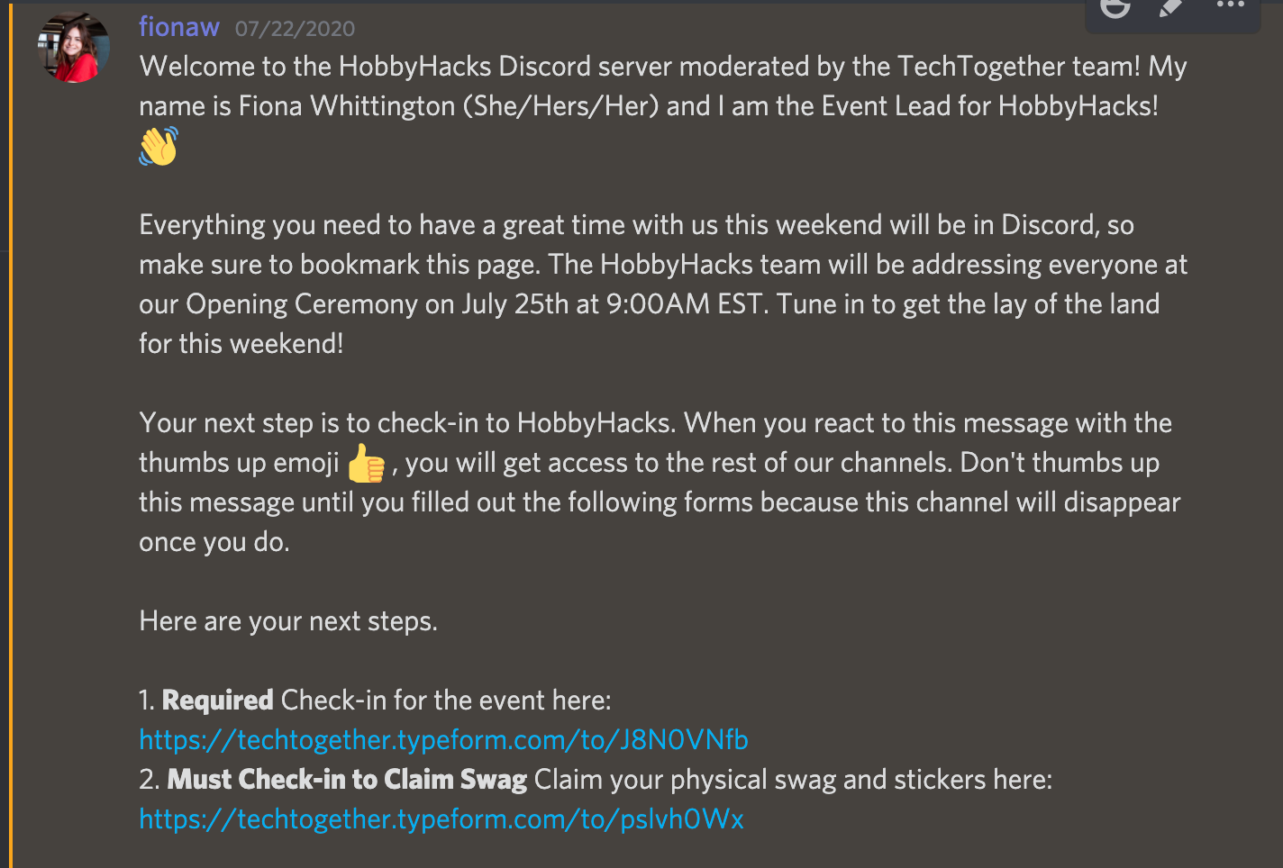 Part 2 How To Automate The Check In Process For Hackathon Attendees With The Zira Bot By Fiona Whittington Techtogether Medium