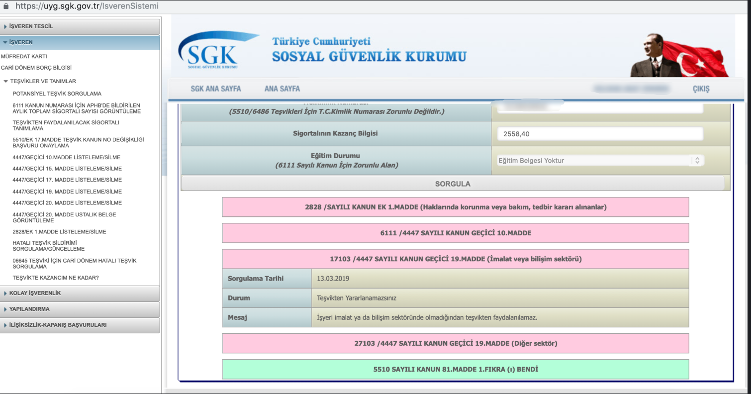 potansiyel sgk tesviki sorgulama sgk online sayfalarinda yaptigi by erdem durmaz medium