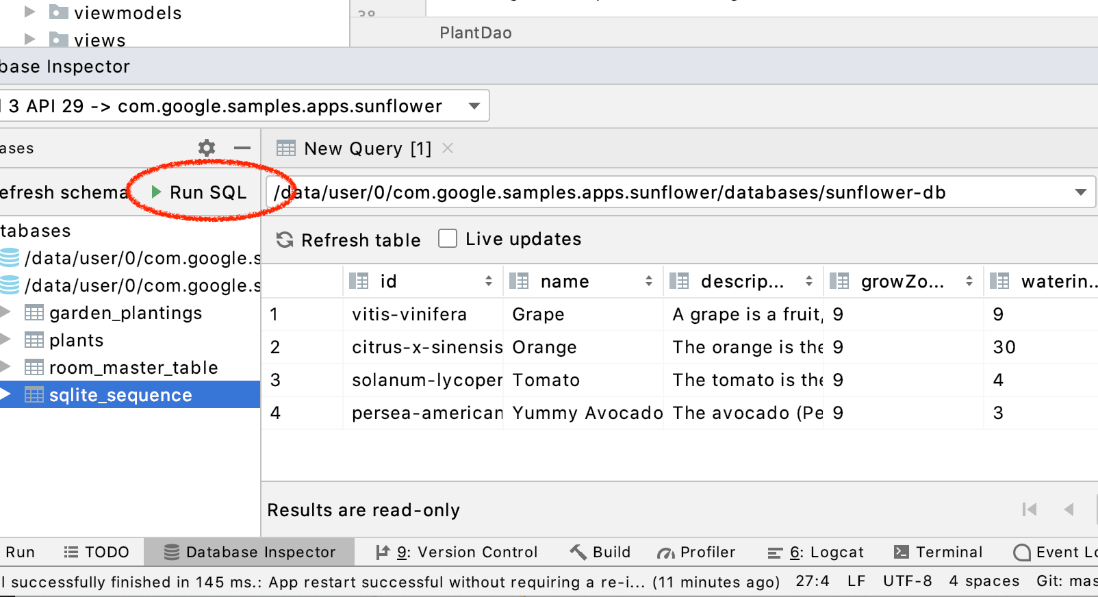 Database Inspector Creating And Managing Local Databases By Murat Yener Android Developers Medium