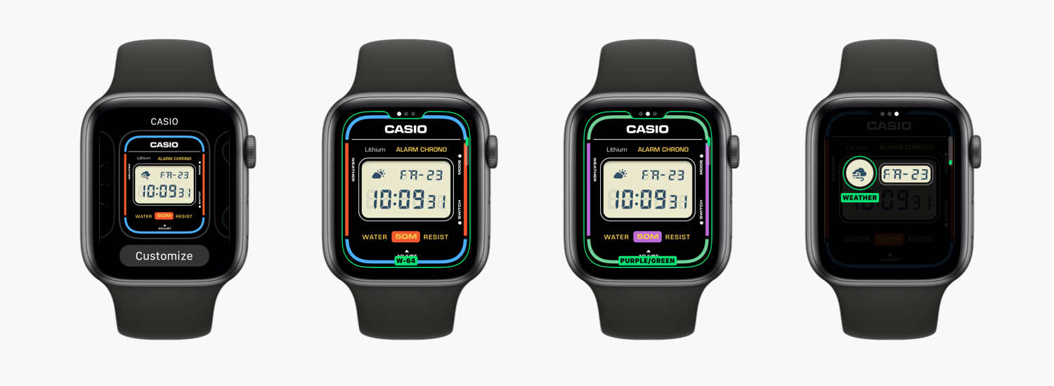 casio watch face apple watch