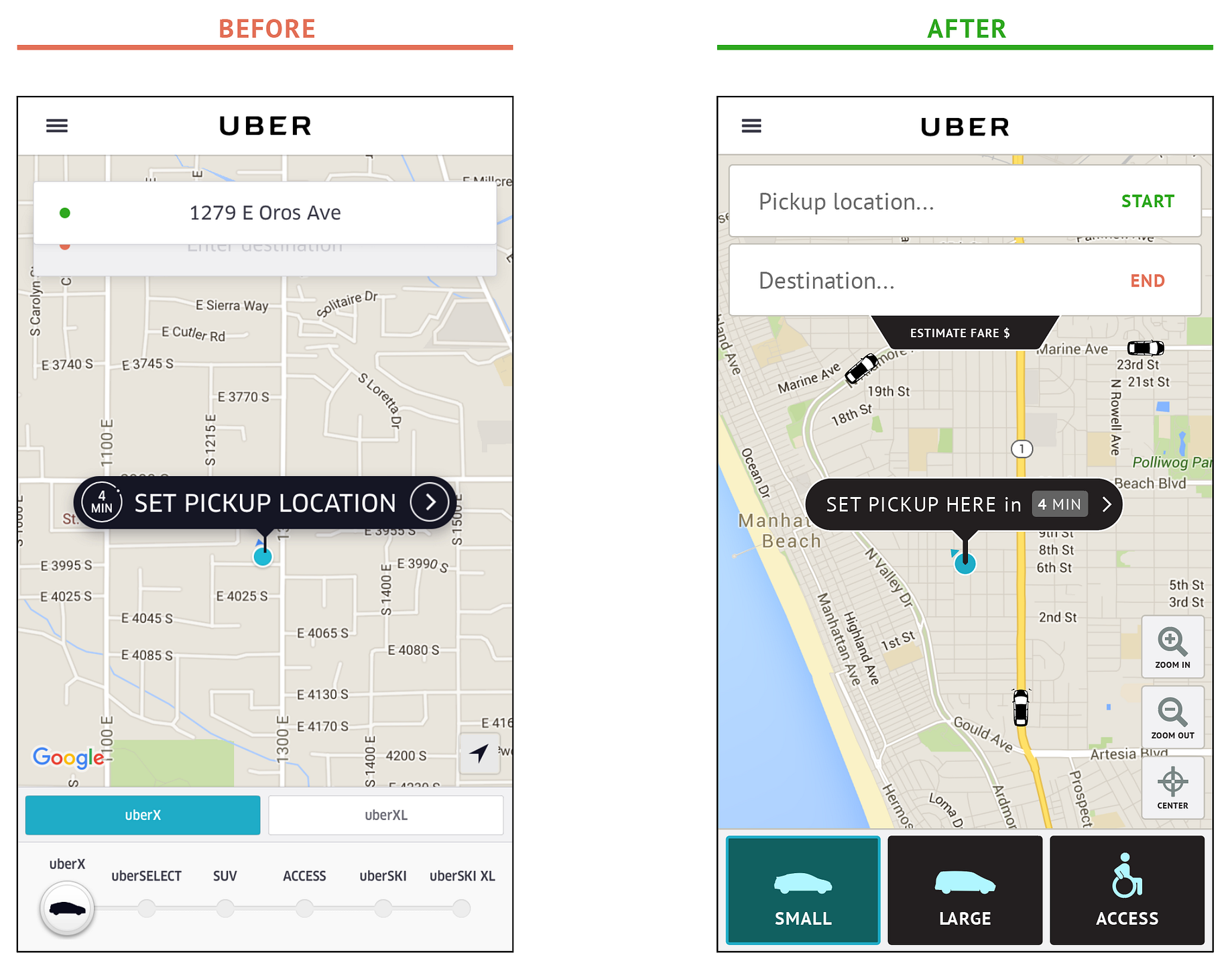 Uber for Seniors and Poor Visibility  by William Belk  Prototypr