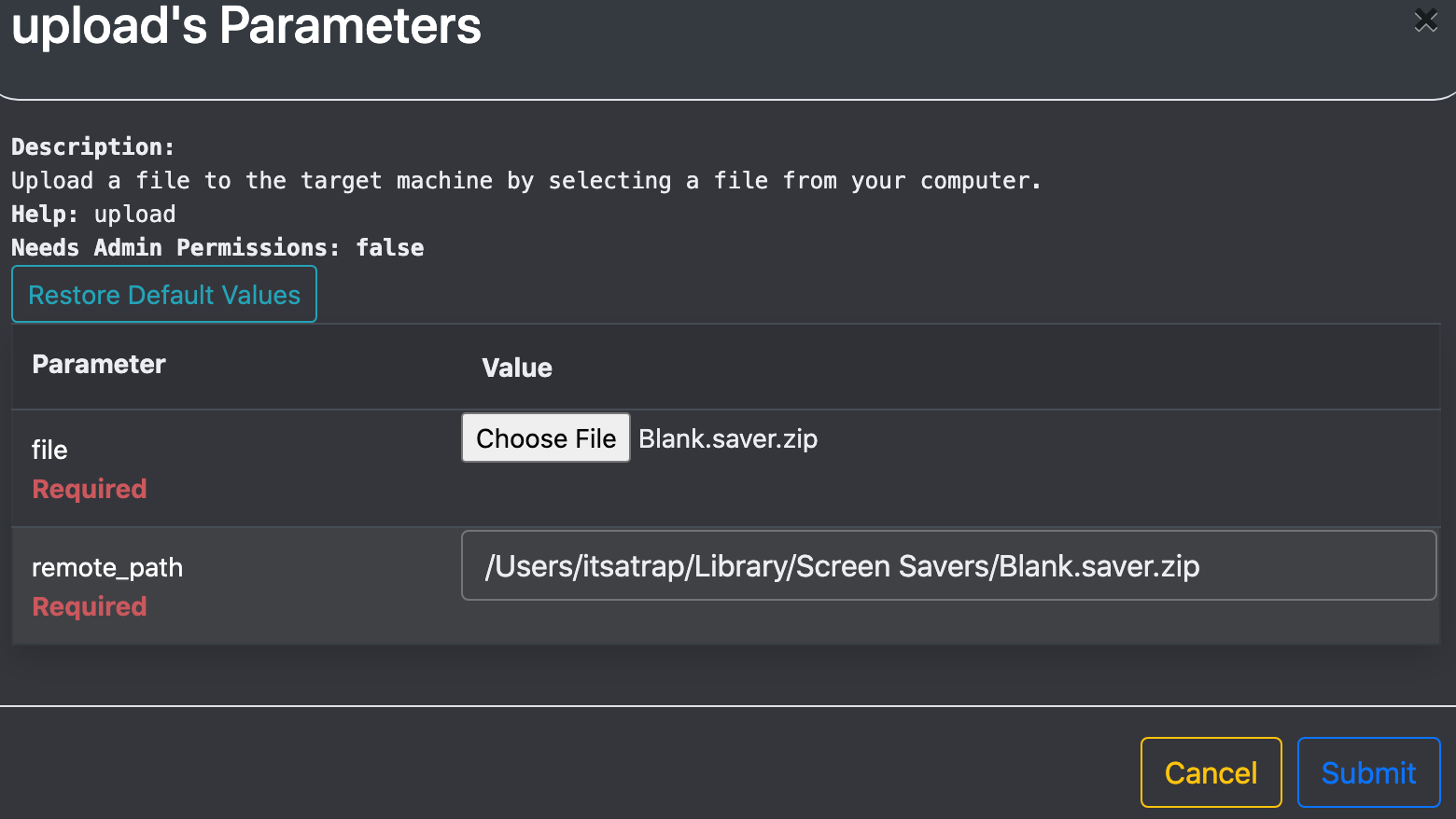 Custom scr files acusos