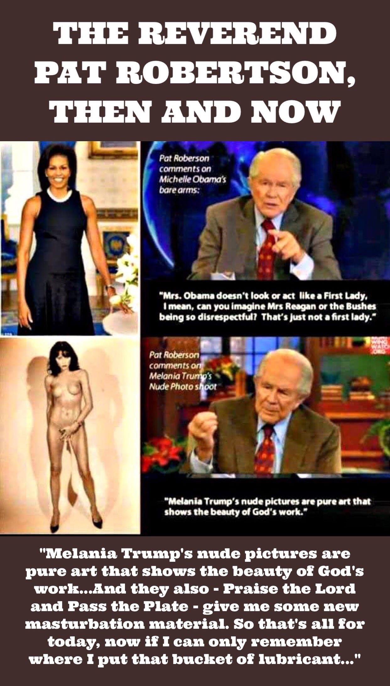 PAT ROBERTSON'S NEWEST MASTERBATION MATERIAL 😬 An Irreverent/Irreverend (Pun Totally Intended)… | by ✈️ John J Manring | Medium PAT ROBERTSON'S NEWEST MASTERBATION MATERIAL 😬 An Irreverent/Irreverend (Pun Totally Intended)… | by ✈️ John J Manring | Medium