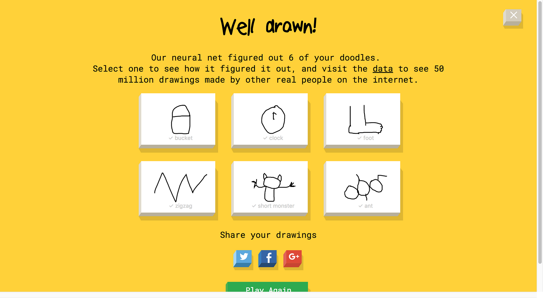 Touhou Udrydde Bevidstløs Quick, Draw! : Google's Fun A.I. Guessing Game | by Britt | Medium