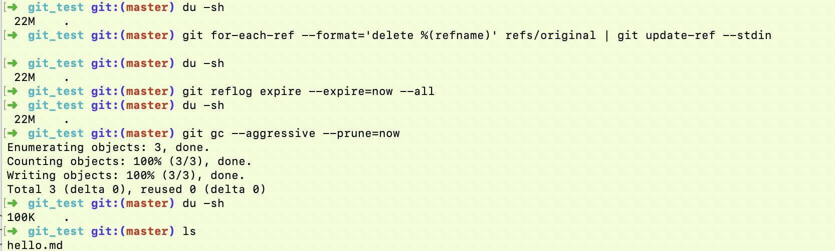 git repack git repack