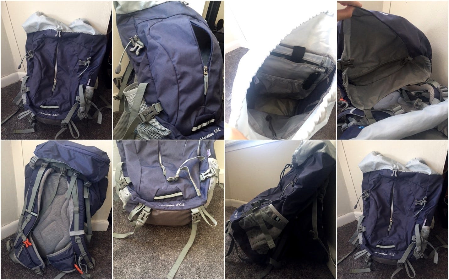 mountaintop 50l backpack