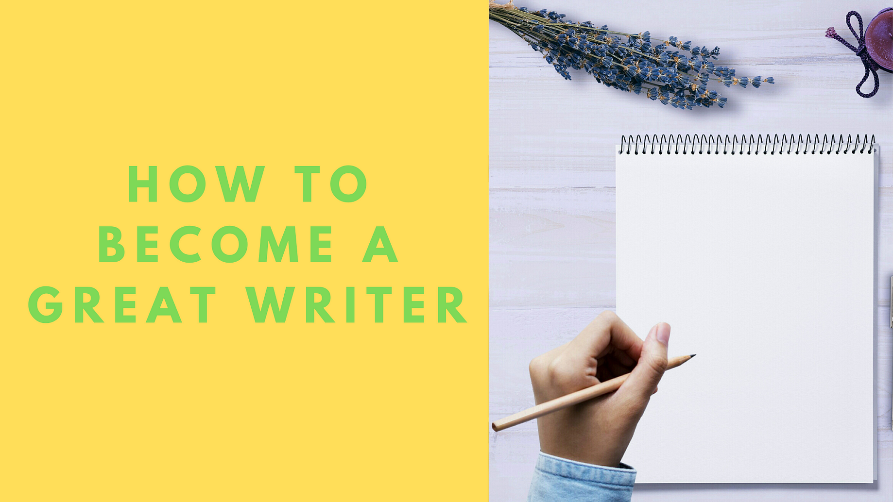 How To Become A Great Writer. Writing is an art form that can be