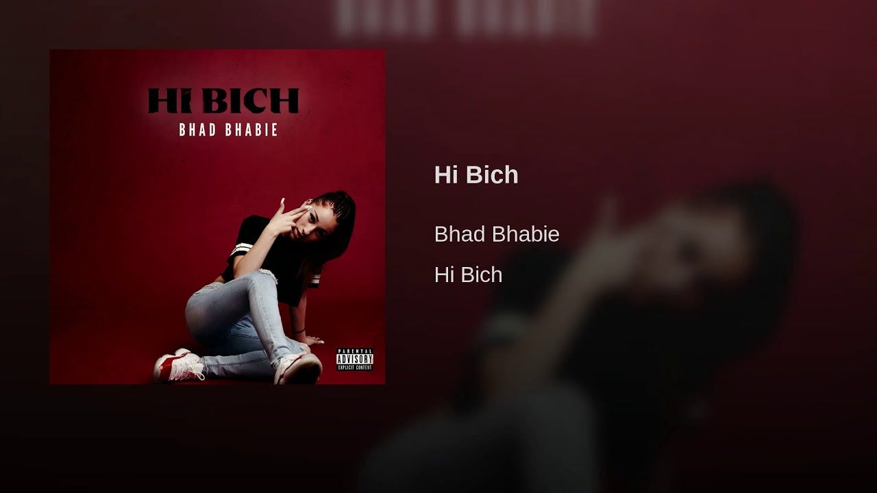 Bhad Bhabie Hi Bich 2017 Bhad Bhabie Yunaya Rep Zvezda Karera By Cvpsula 88 Medium