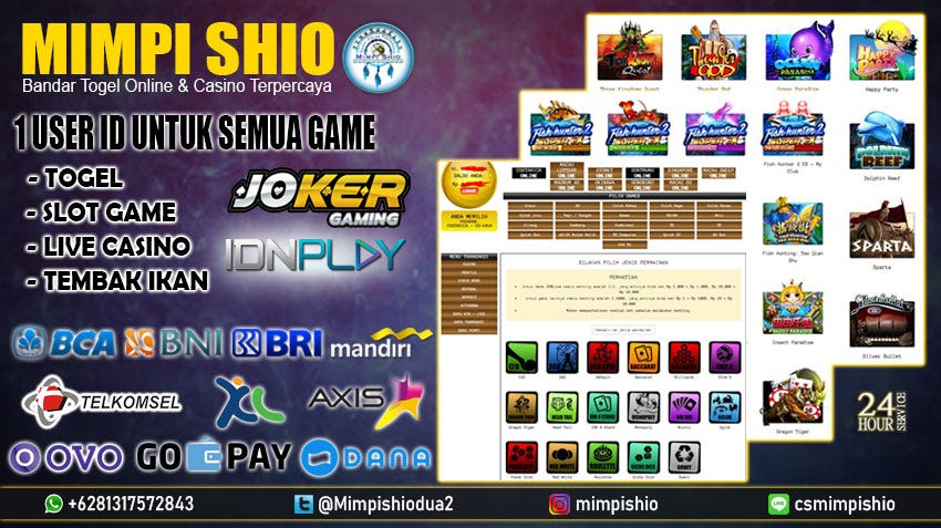 Togel Depo Via Gopay
, Menerima Deposit Via Pulsa Daftar Togel Online Situs Slot Deposit Pulsa By Mimpishio 2 Medium