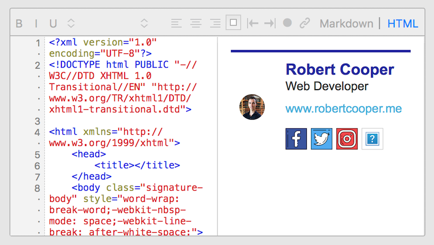 Creating Slick Email Signatures Using HTML & CSS | by Robert Cooper | Medium