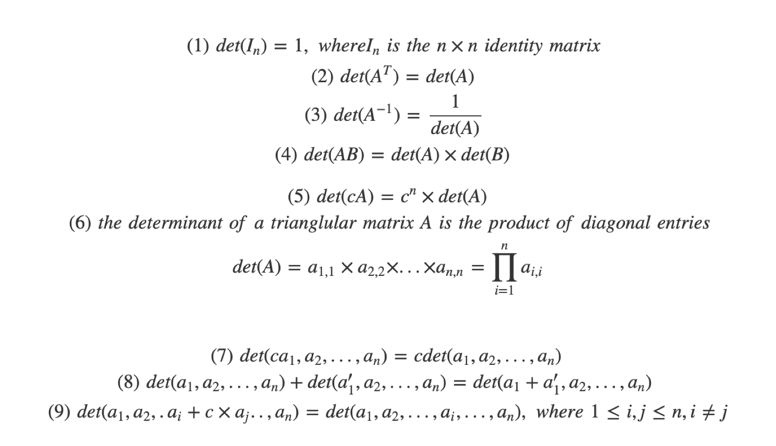 Linear Algebra 5 Determinant Definition And Properties Of The By Jun Jun Devpblog Medium