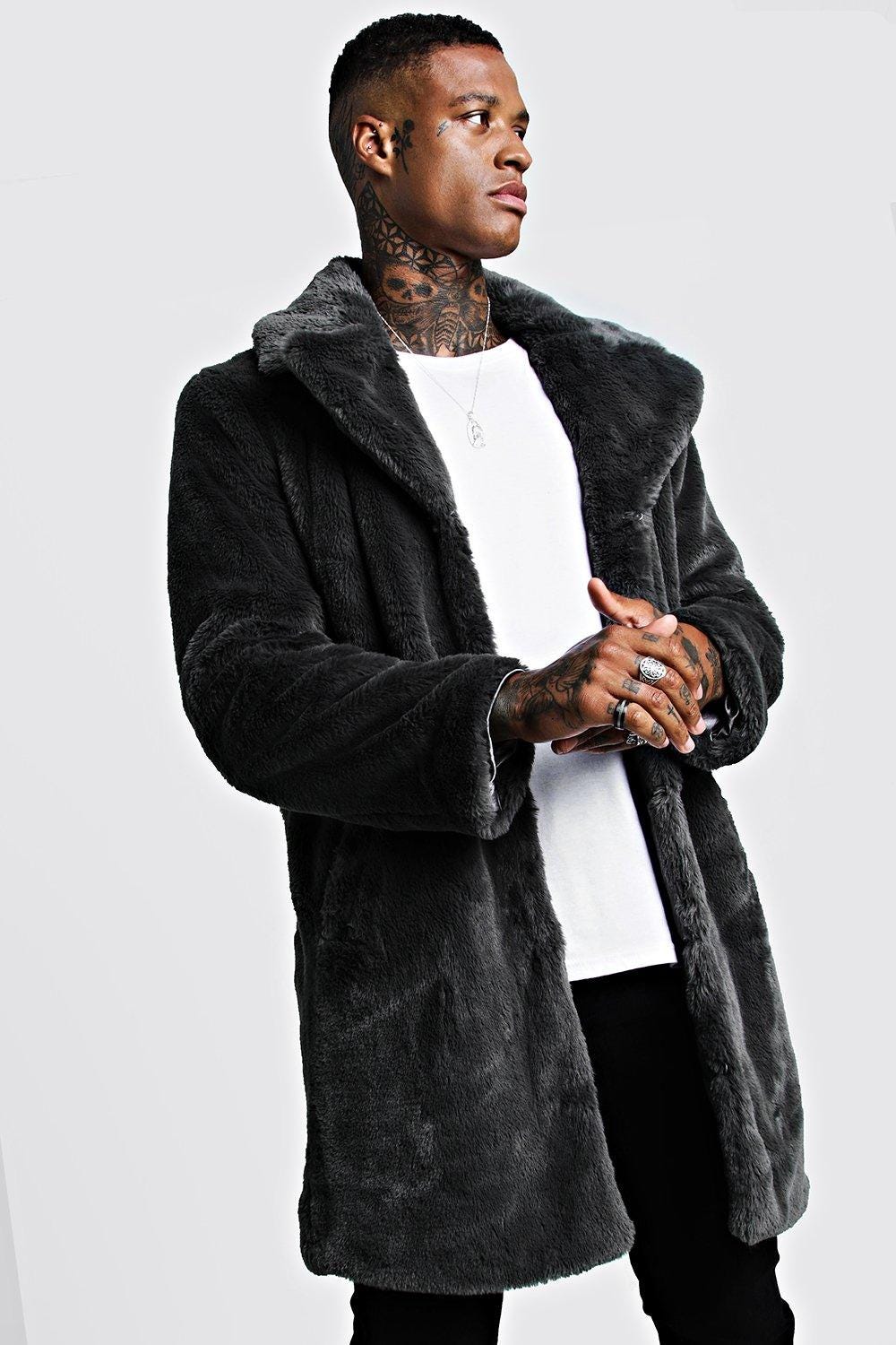 borg overcoat mens