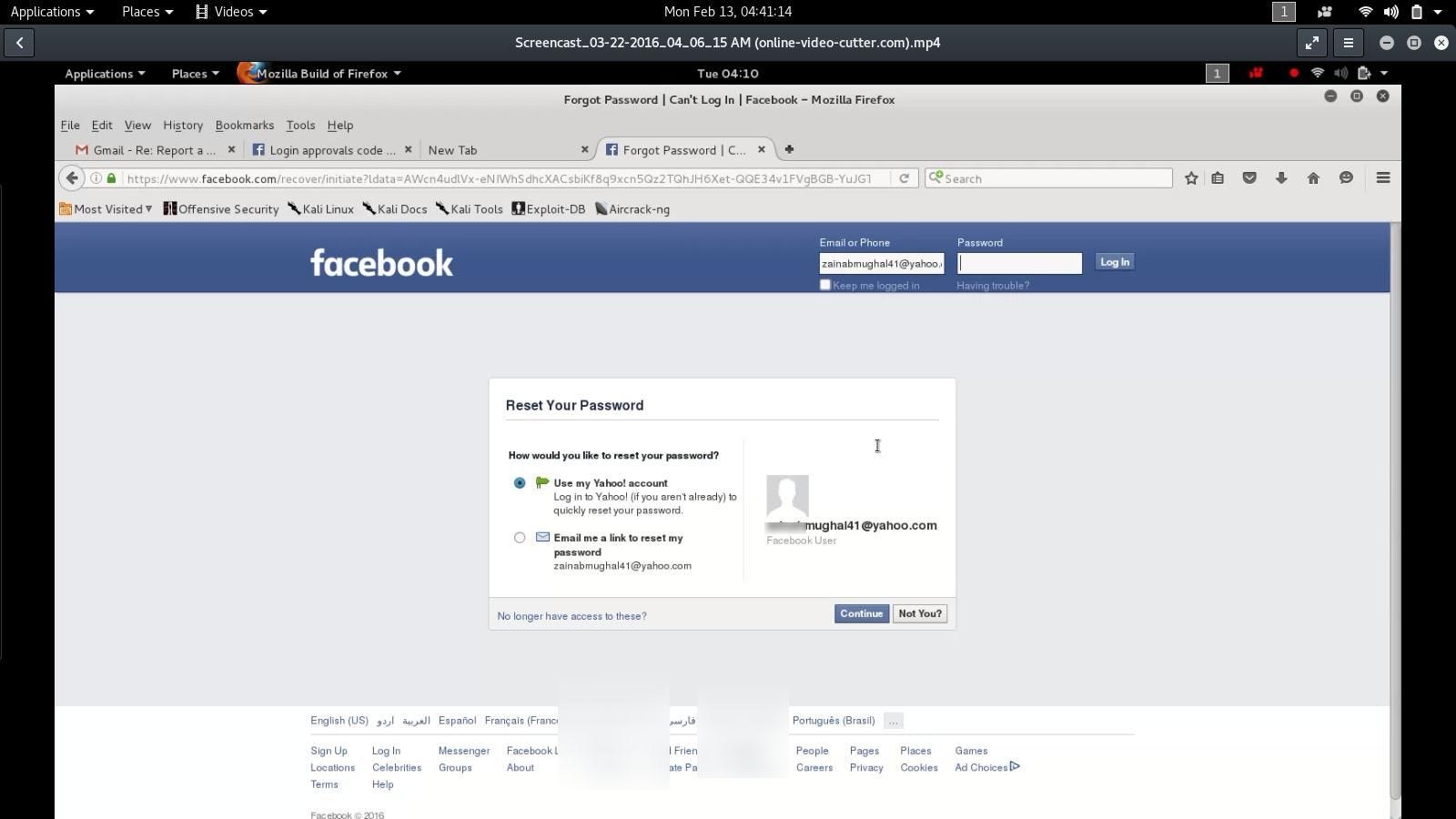 Vulnerabilities In Facebook Login Approval Form By Zahid Ali Medium