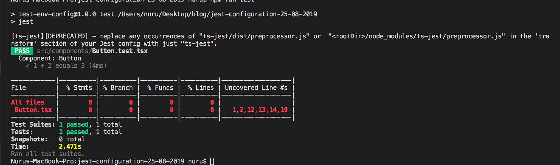 How To Configure Jest With Enzyme By Nuru Salihu Medium