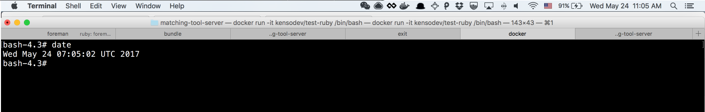 docker for mac clock drift