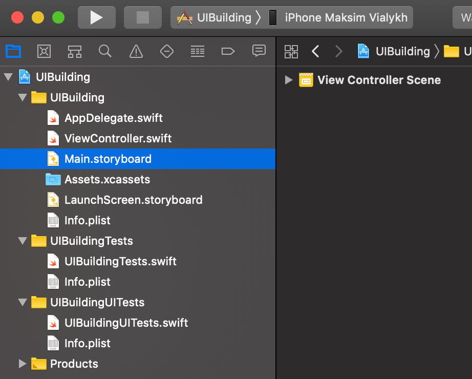 iOS Dev Course Interface Builder, Storyboard and base UI Classes by