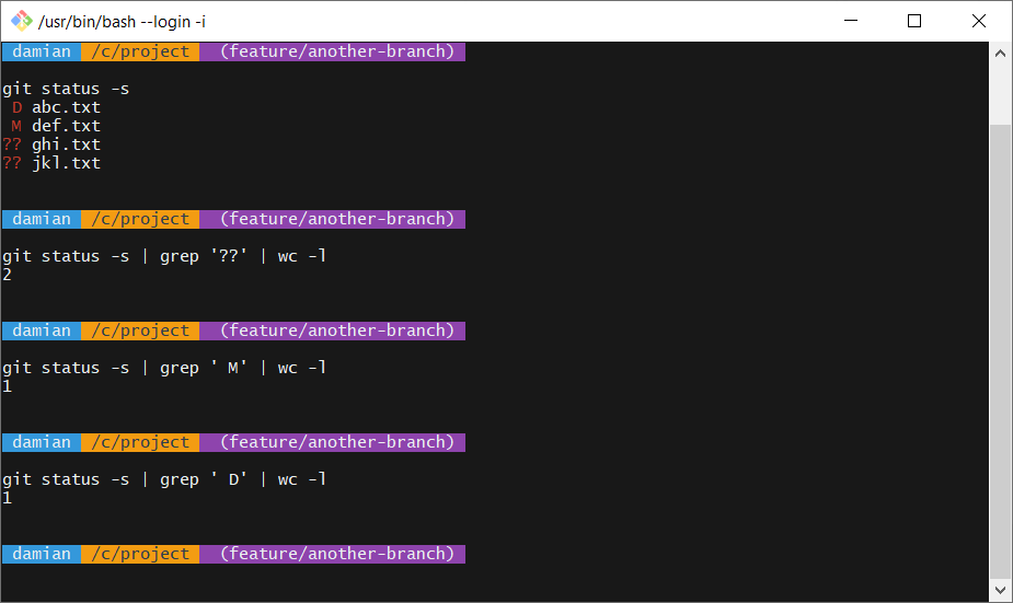 How to Pimp Up the Git Bash Prompt on Windows (without any External