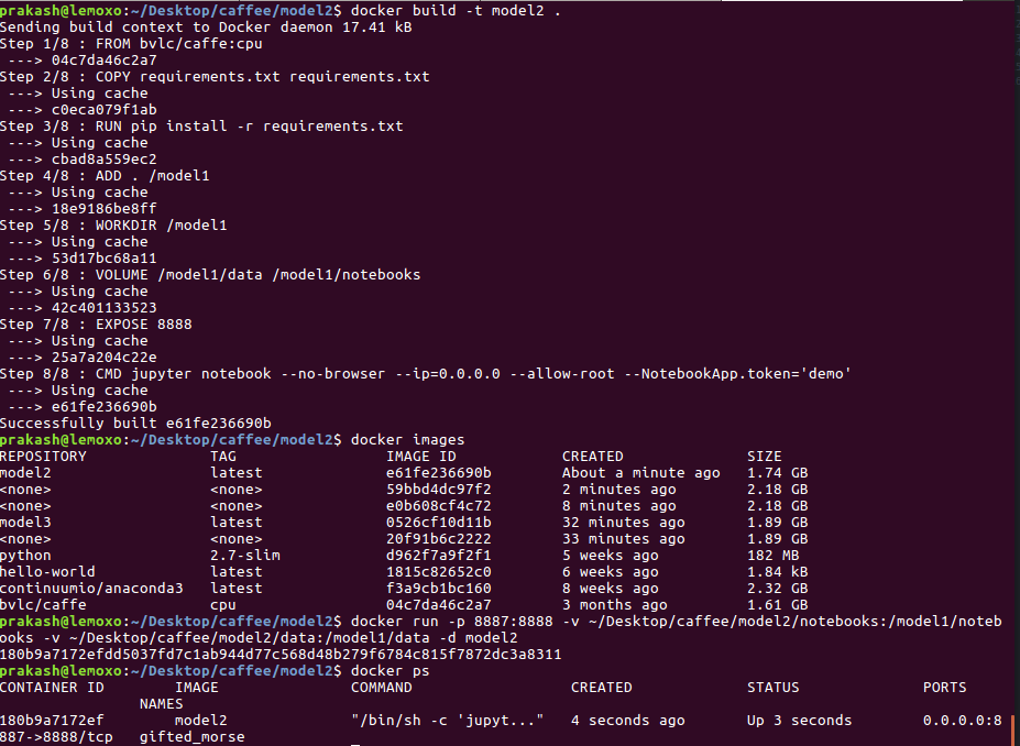 docker caffe