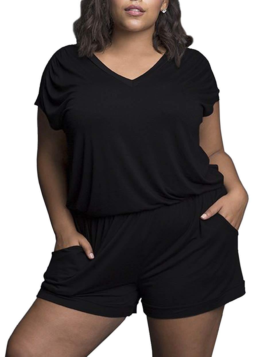 5 Best Plus Size Rompers In 2020 The Romper Suit Becomes Famous Among By Plussize Ideas
