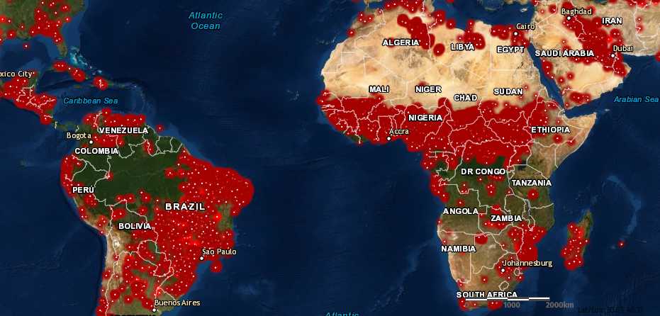 Fires in Amazon and Congo