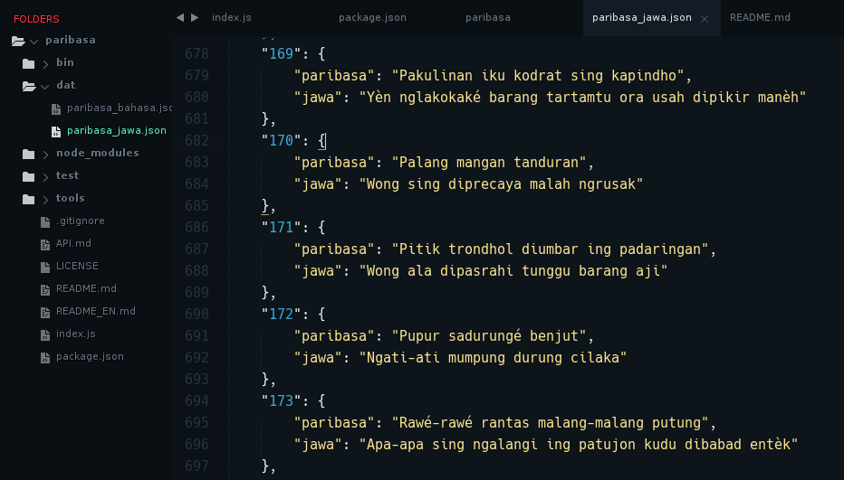 Paribasa — Module npm untuk Peribahasa Jawa | by Ki Writer ...