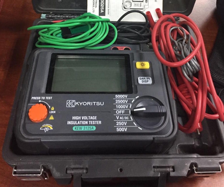 Transformer Insulation Test Using Megger by Tharindu Wickramarachchi