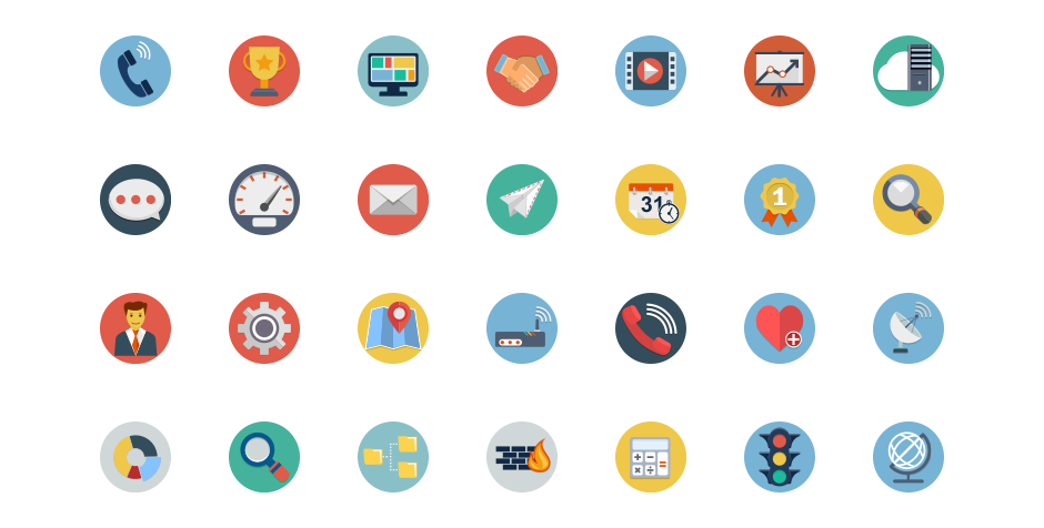 15 New Flat Icon Sets By Martin Leblanc The Iconfinder Blog