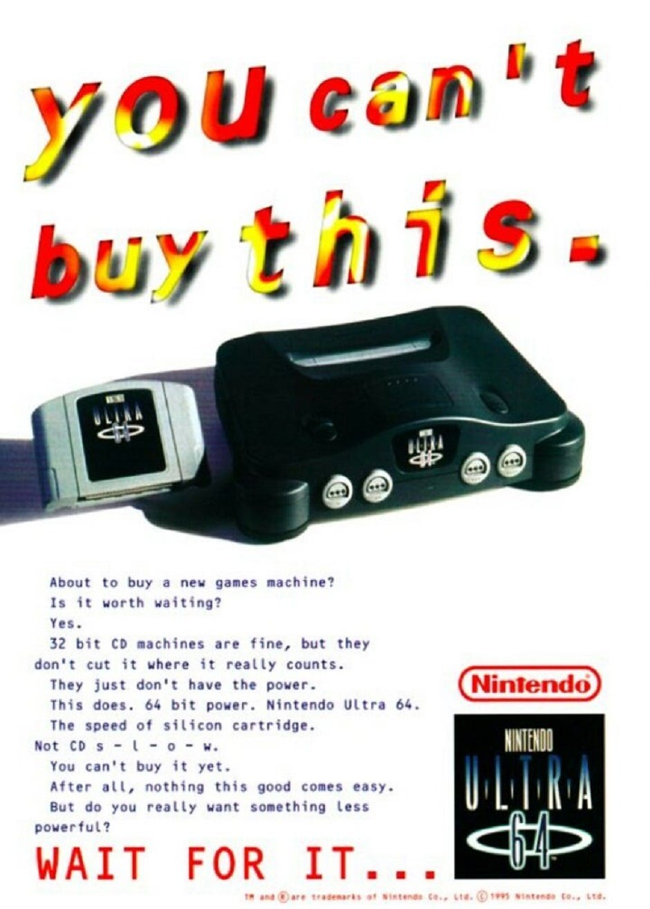 nintendo 64 64 bit